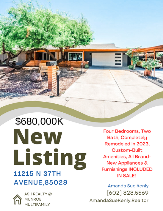 11215 N 37th Avenue, Phoenix AZ. 85029
