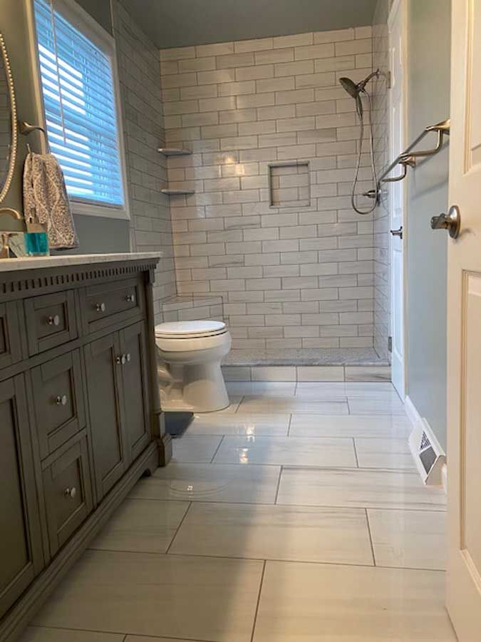 tile shower installation in ephrata pa