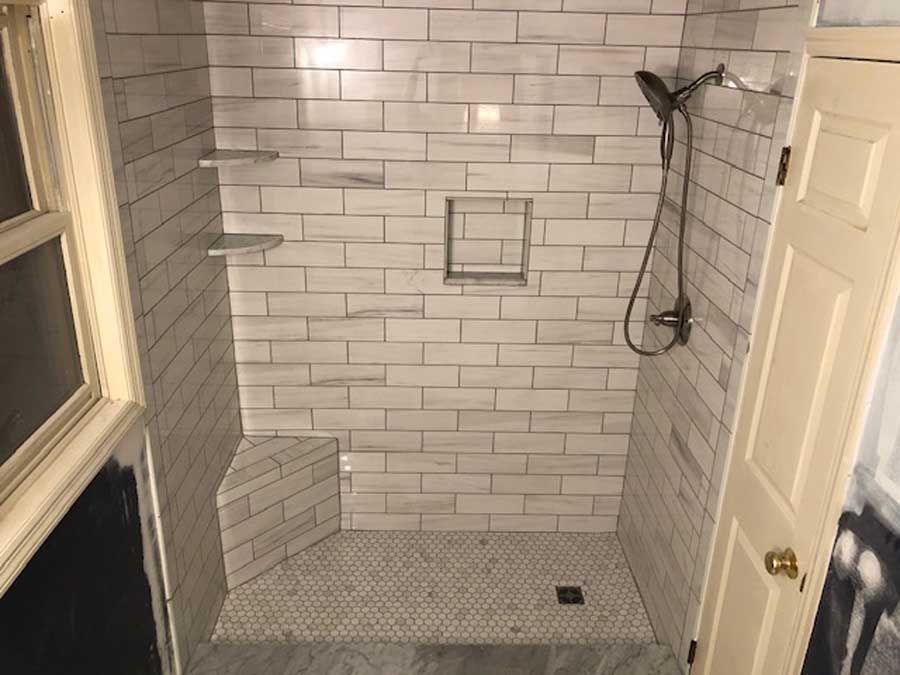 tile shower installation in ephrata pa