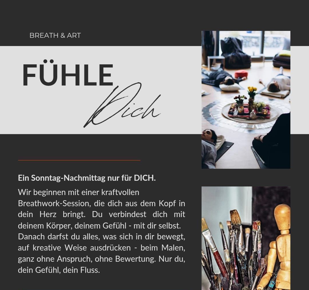 Breath & Art mit Annika und Carmen. Fühle DICH du wundervolle Frau. Talmühle Haigerloch