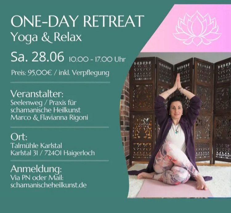 one Day Retreat Yoga und Relax in der Talmühle Karlstal Haigerloch