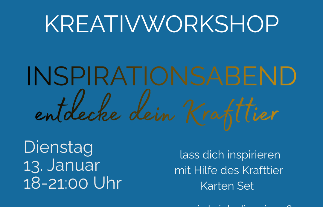 Kreativworkshop Krafttier - entdecke dein Krafttier und seine Symbole