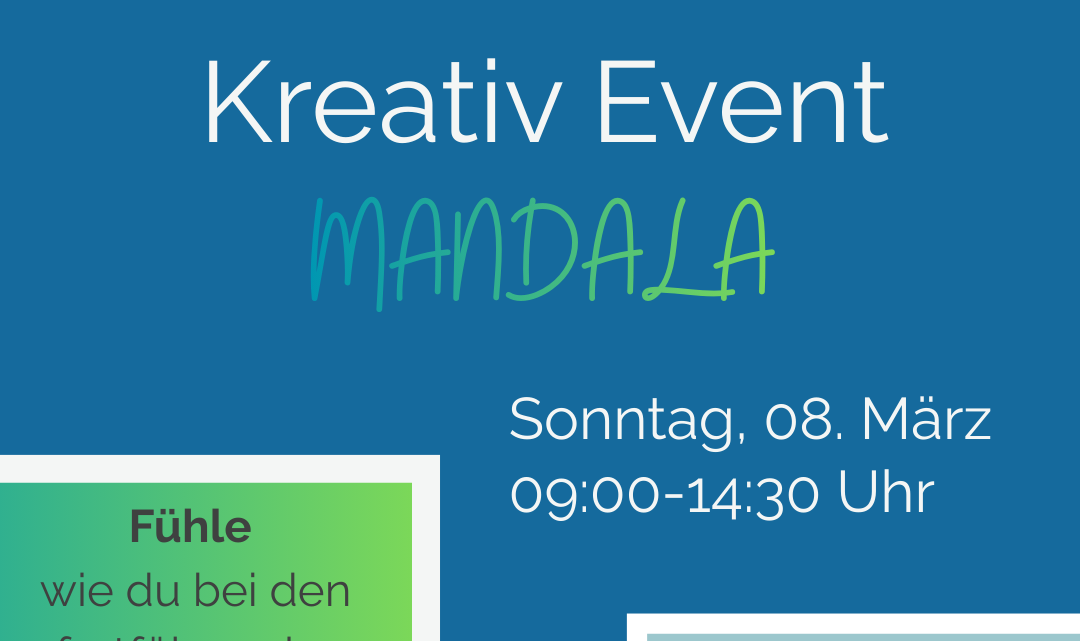 kreativ Event - Mandala. Ein vormittag für dich. 
