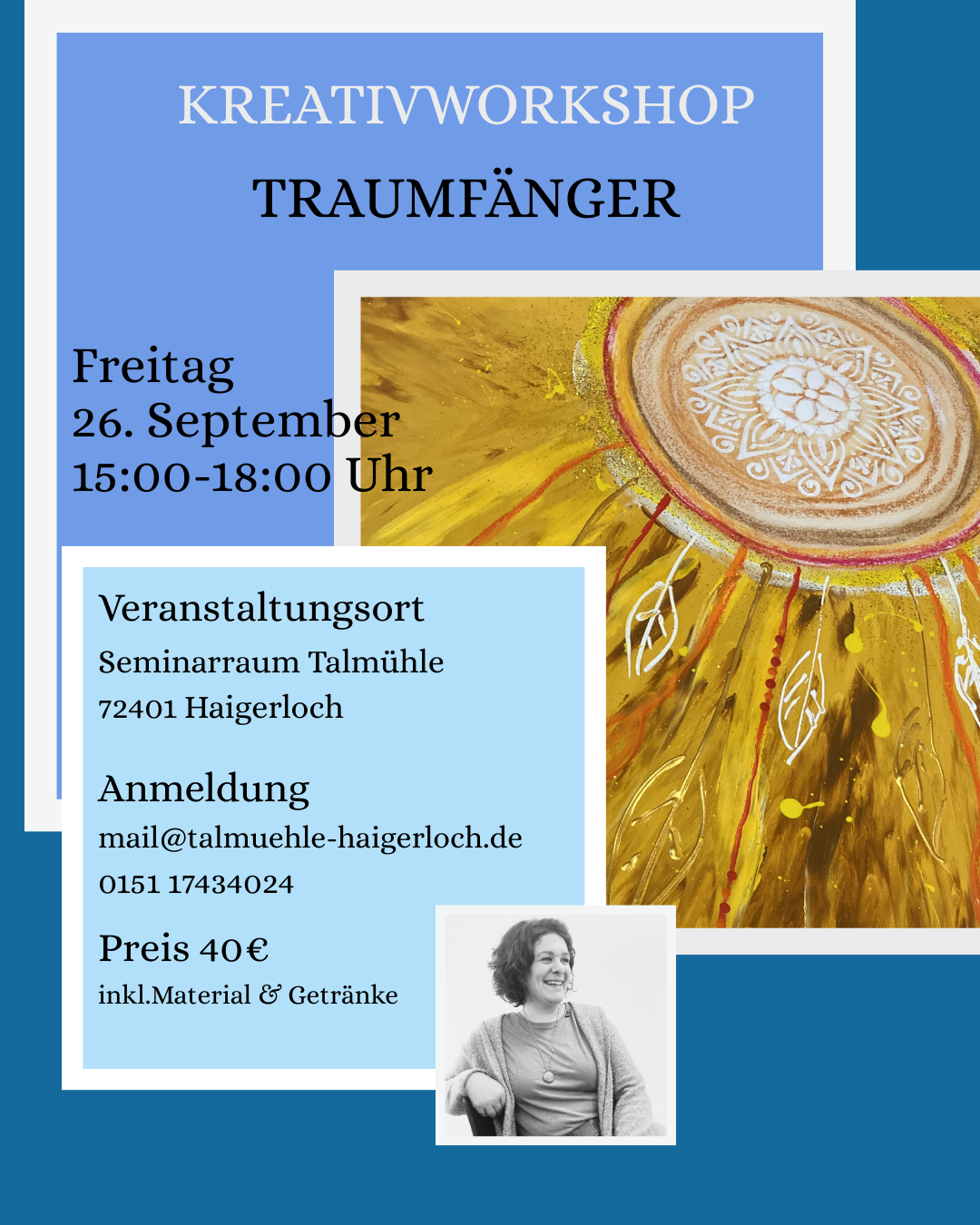 Mal Workshops Thema Frau sein Carmen & Kunst in Haigerloch