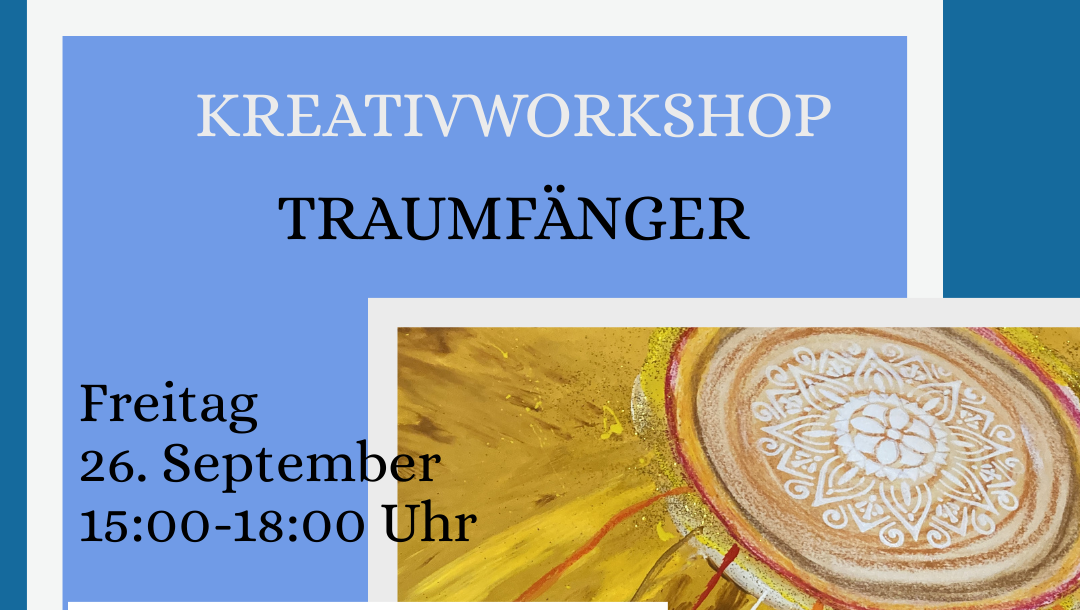 Kreativworkshop Traumfänger bei Carmen & Kunst im Seminarraum 