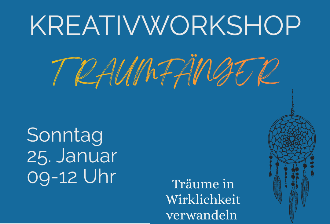 Kreativworkshop Traumfänger bei Carmen & Kunst im Seminarraum 
