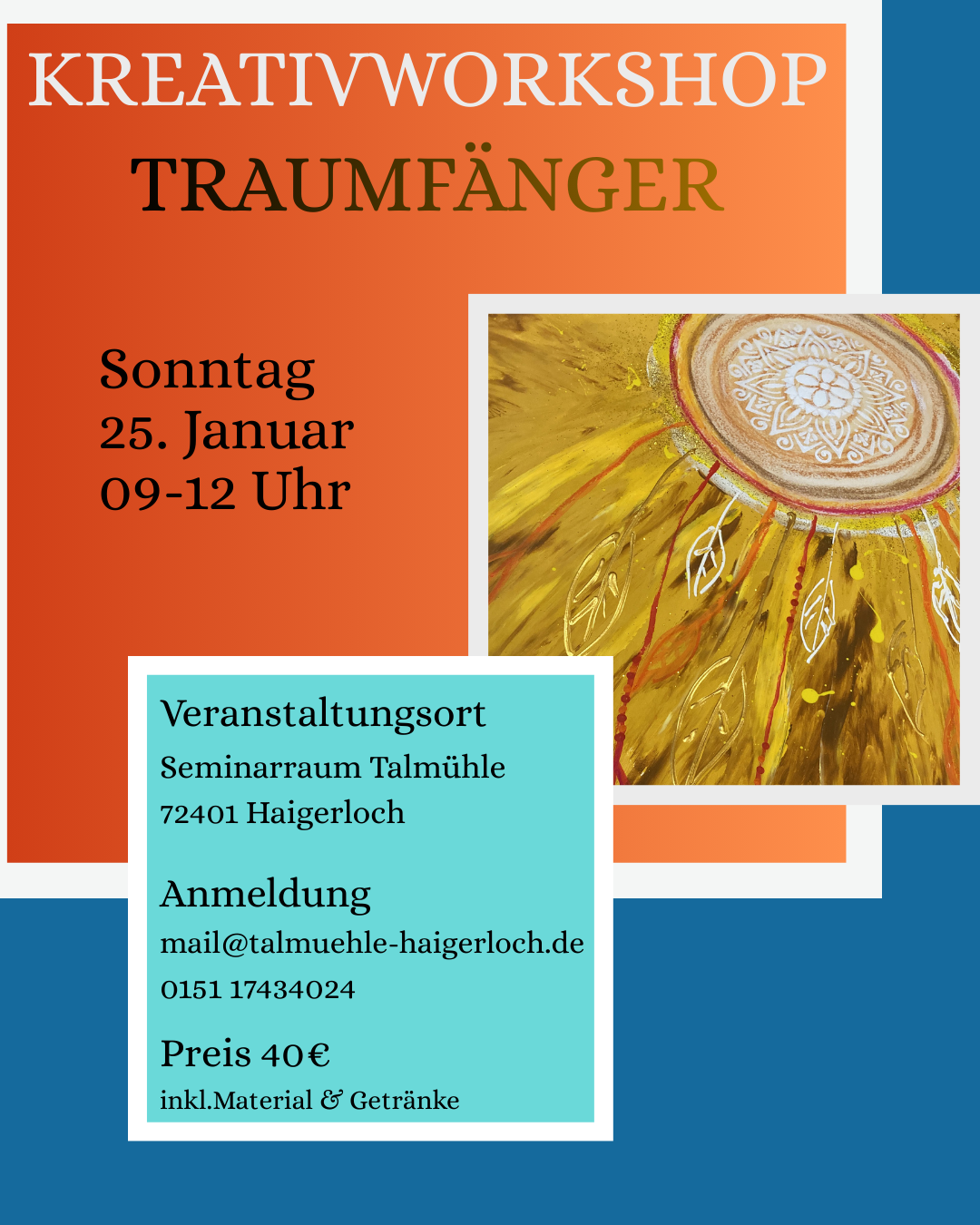 Mal Workshops Thema Frau sein Carmen & Kunst in Haigerloch