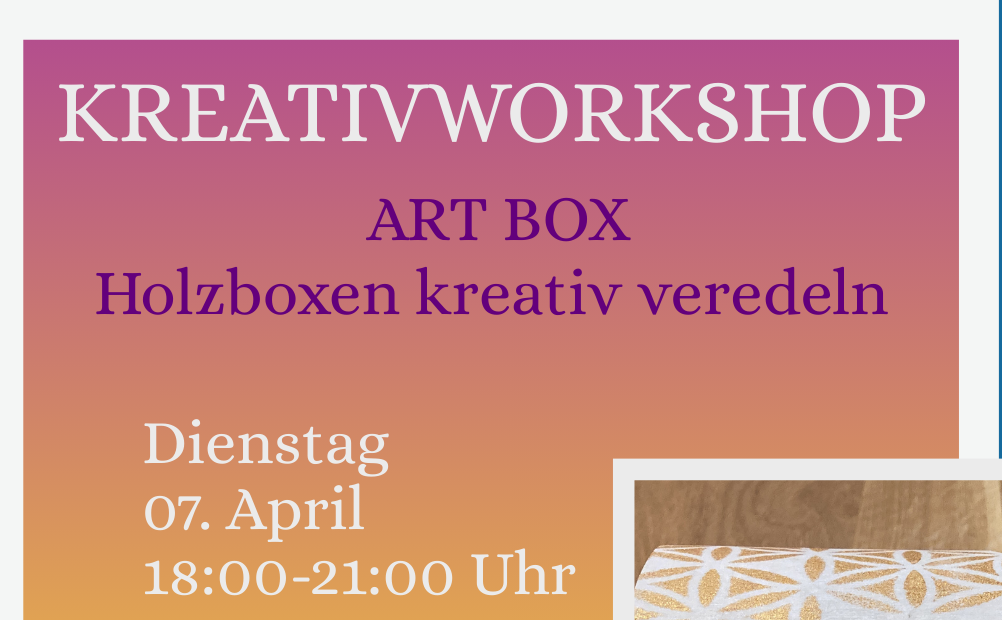 Kreativworkshop Art Box