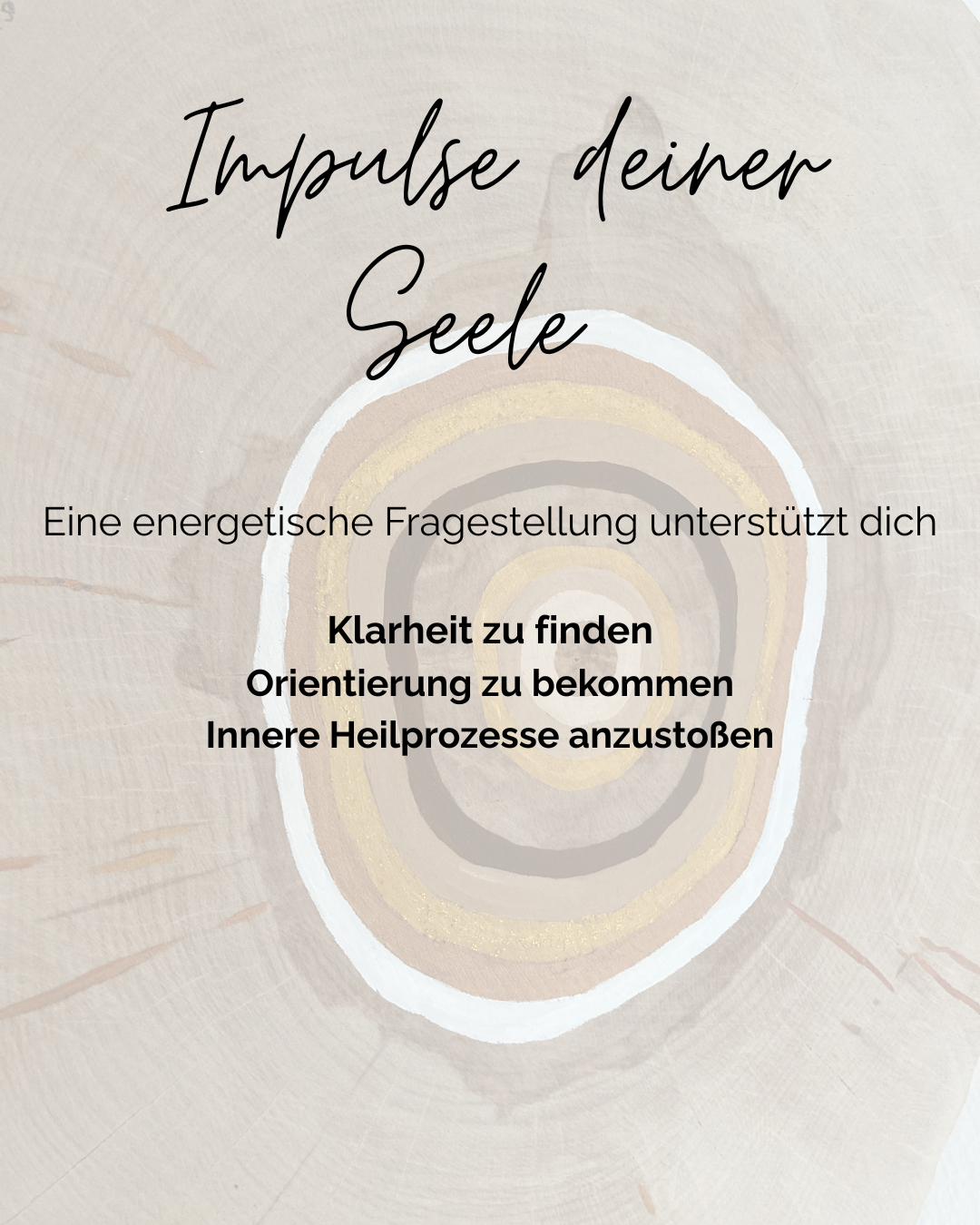 Impulse deiner Seele - eine energetische Fragenklärung. Du erhältst Antworten auf deine Frage.