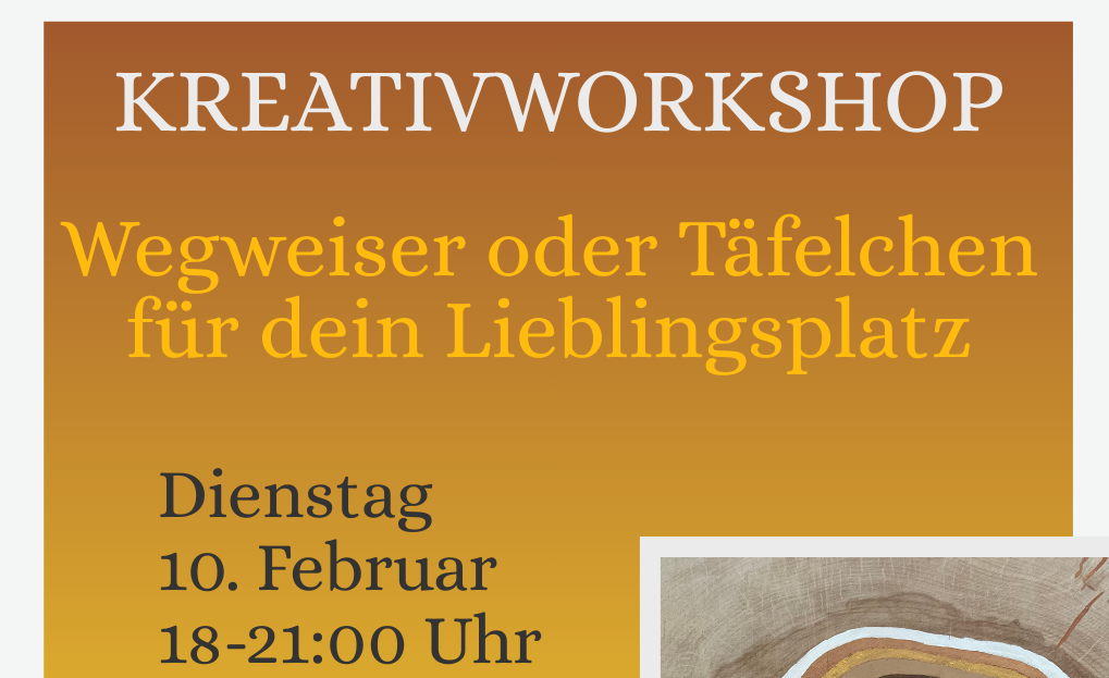 kreativworkshop wegweiser - wo zeigt dein wegweiser hin