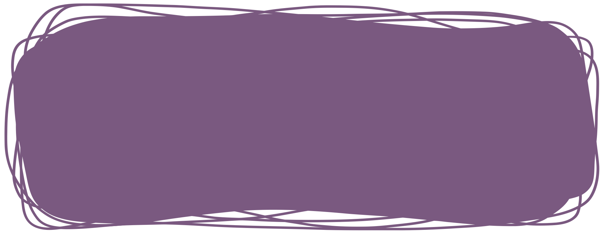 A purple rectangle with a white frame on a white background.