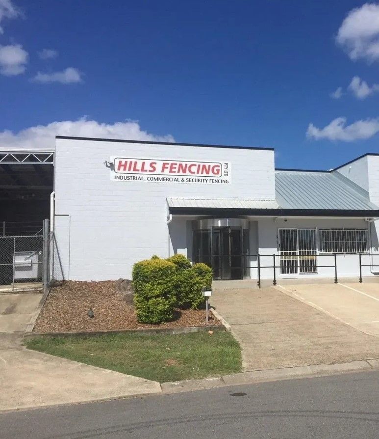 Hills Fencing industrial fences and gates fabrication facility in Brisbane, QLD