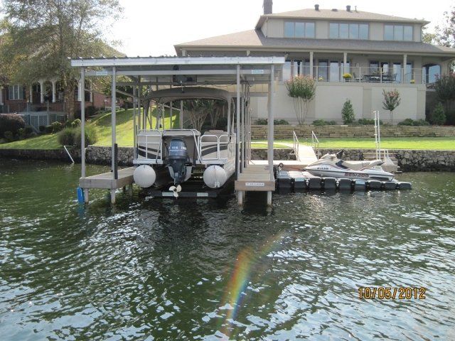 floating dock conversion in louisiana installed by super duty boat docks and lifts