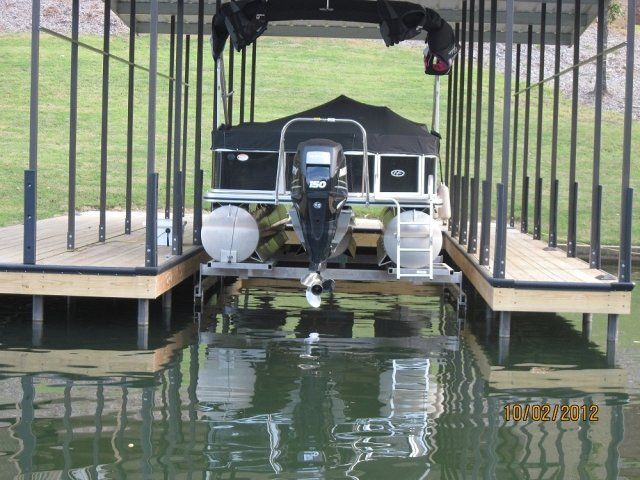 floating dock conversion in oklahoma installed by super duty boat docks and lifts
