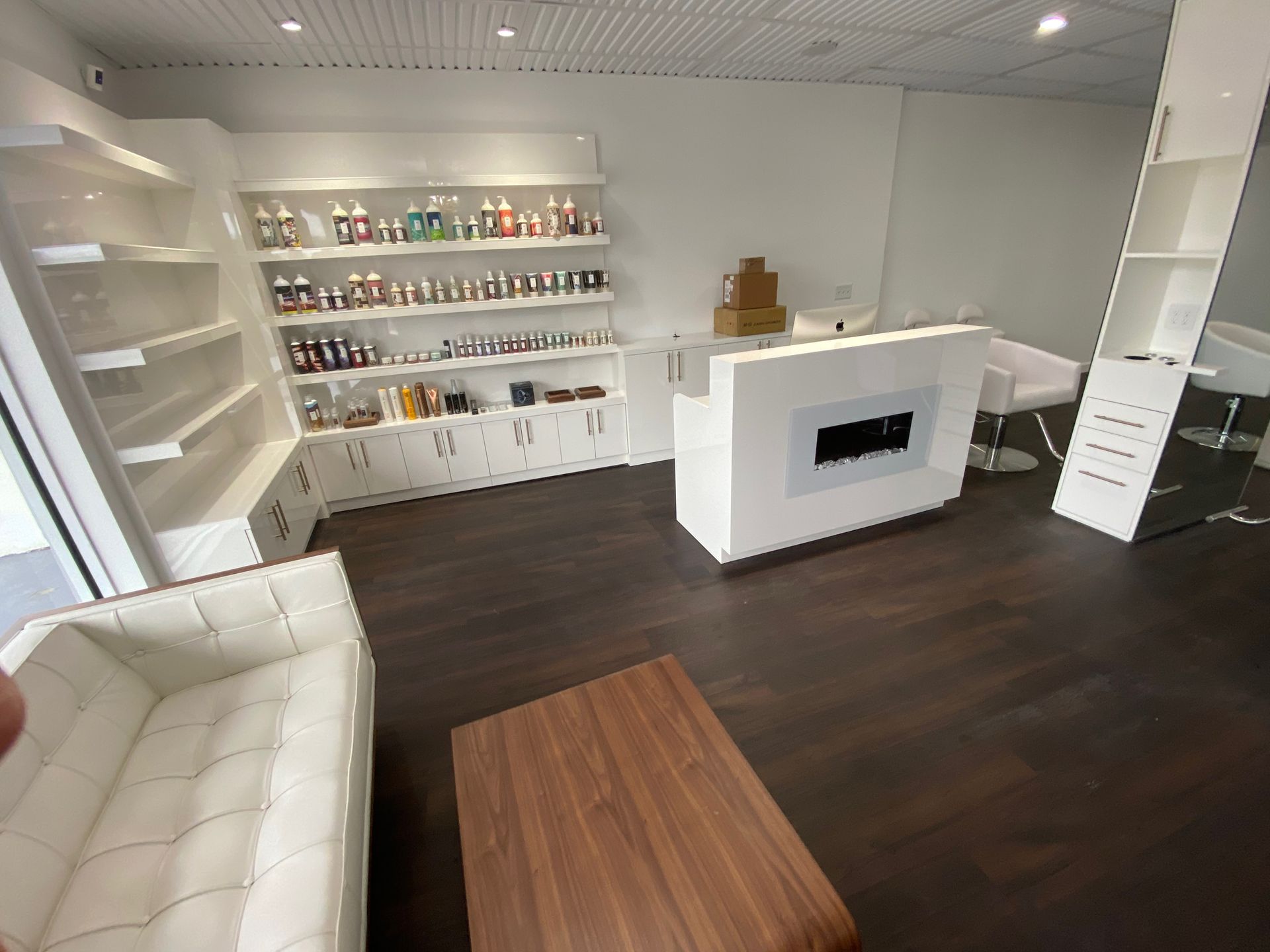 Custom shelving by RIM Express