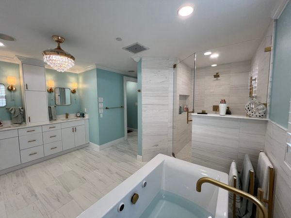 Luxury bathroom remodeled by RIM Express