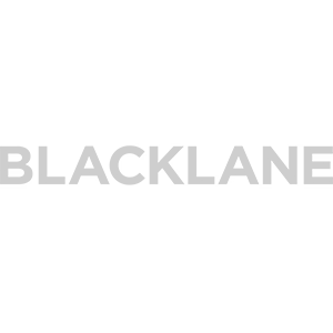 A black and white logo for blacklane on a white background.