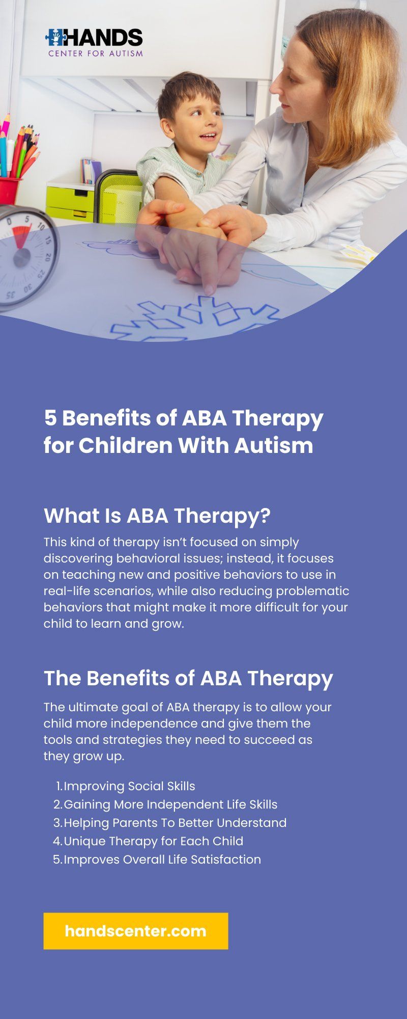 5 Benefits of ABA Therapy for Children With Autism