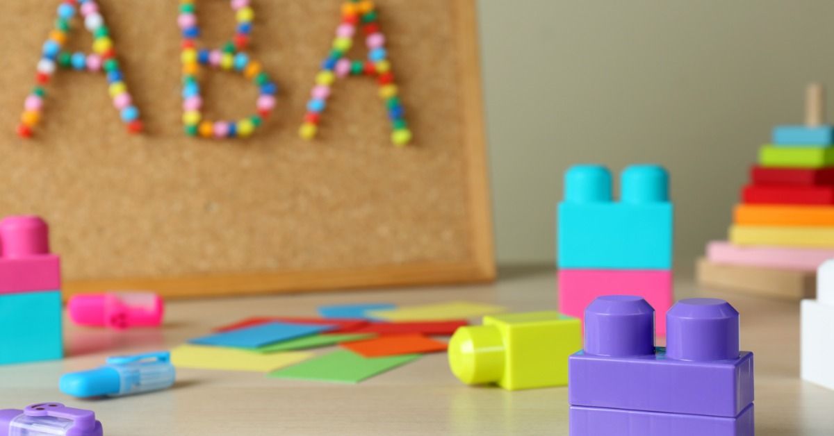 Colorful letters spelling out