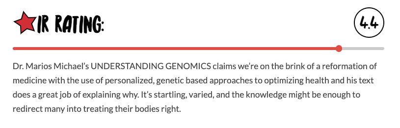 Understanding Genomics reviewed by Indie Reader