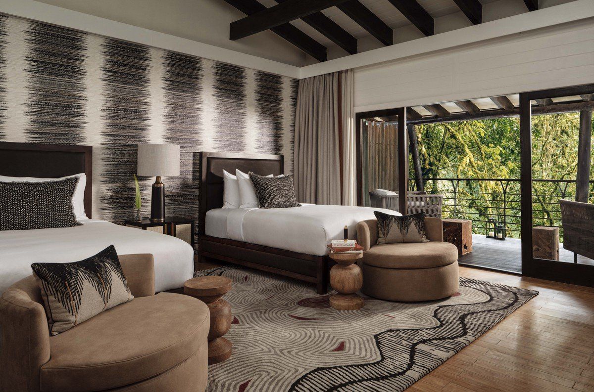 One & Only Nyungwe House Twin Room Rwanda Accommodation - Mist Rwanda Safaris