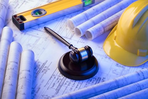 Construction Law Attorney — Judge Gavel and Scale in Fredericksburg, VA