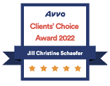 Jill Schaefer client's choice award AVVO 2022