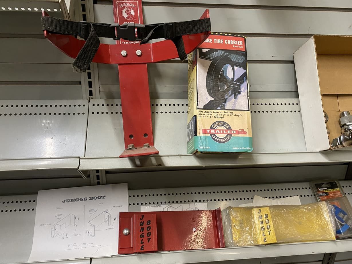 A shelf with a box that says pro slip on it