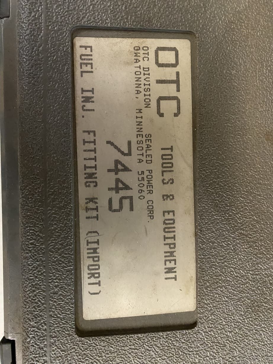 A fuel inj fitting kit from otc tools & equipment