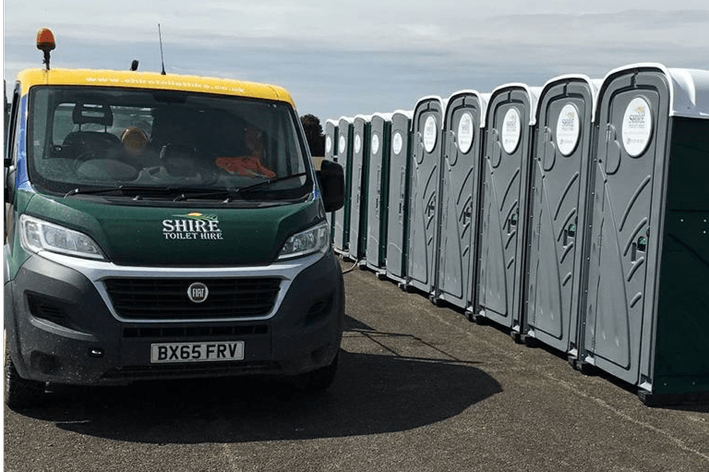 Toilet hire for events