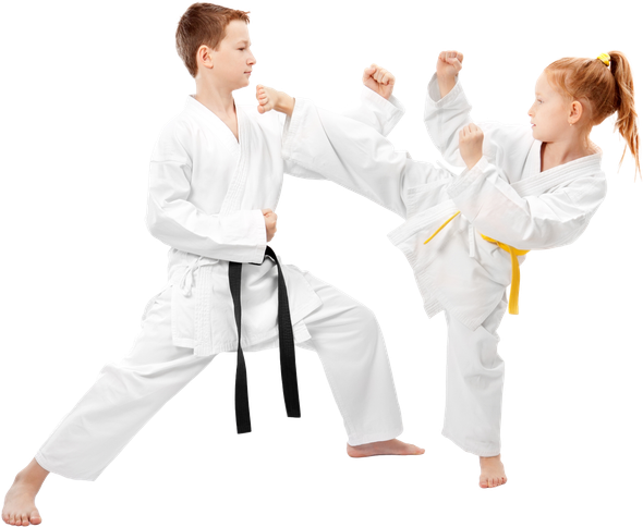 Sparring with the Boy and Girl of Karate - Mason, OH - Mason Karate Fitness