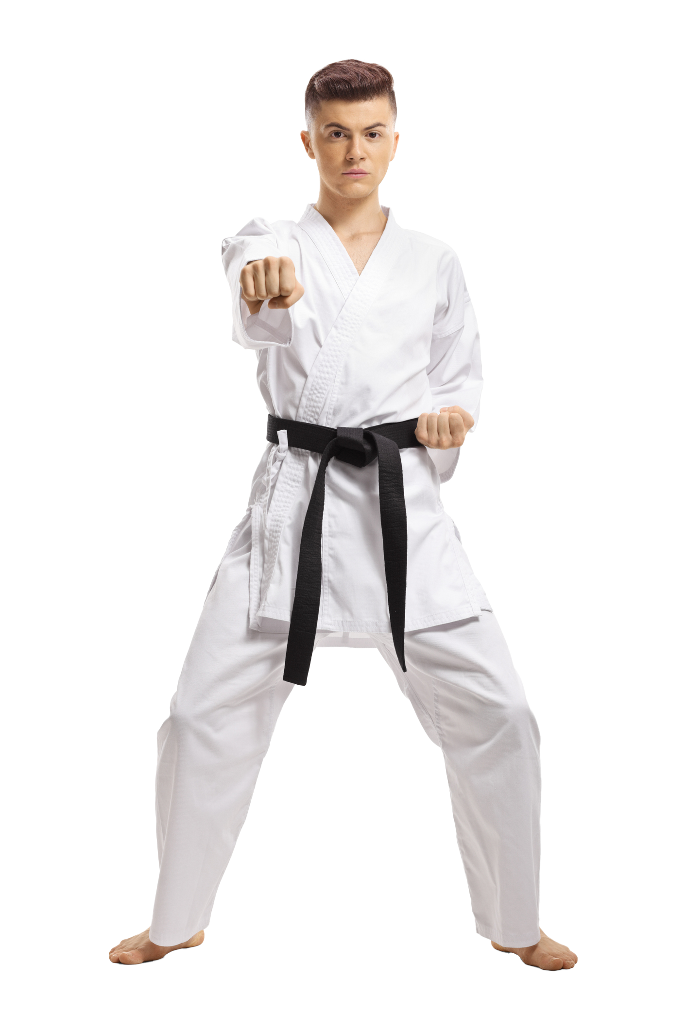 Young Man in Karate Uniform - Mason, OH - Mason Karate Fitness 