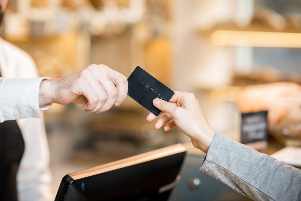 Paying by Credit Card in the Store — Texas — Texas Tax Back