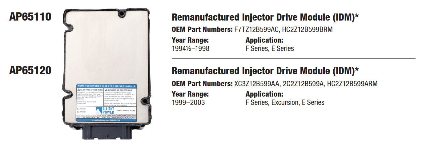 1994 f350 7.3 injector driver module