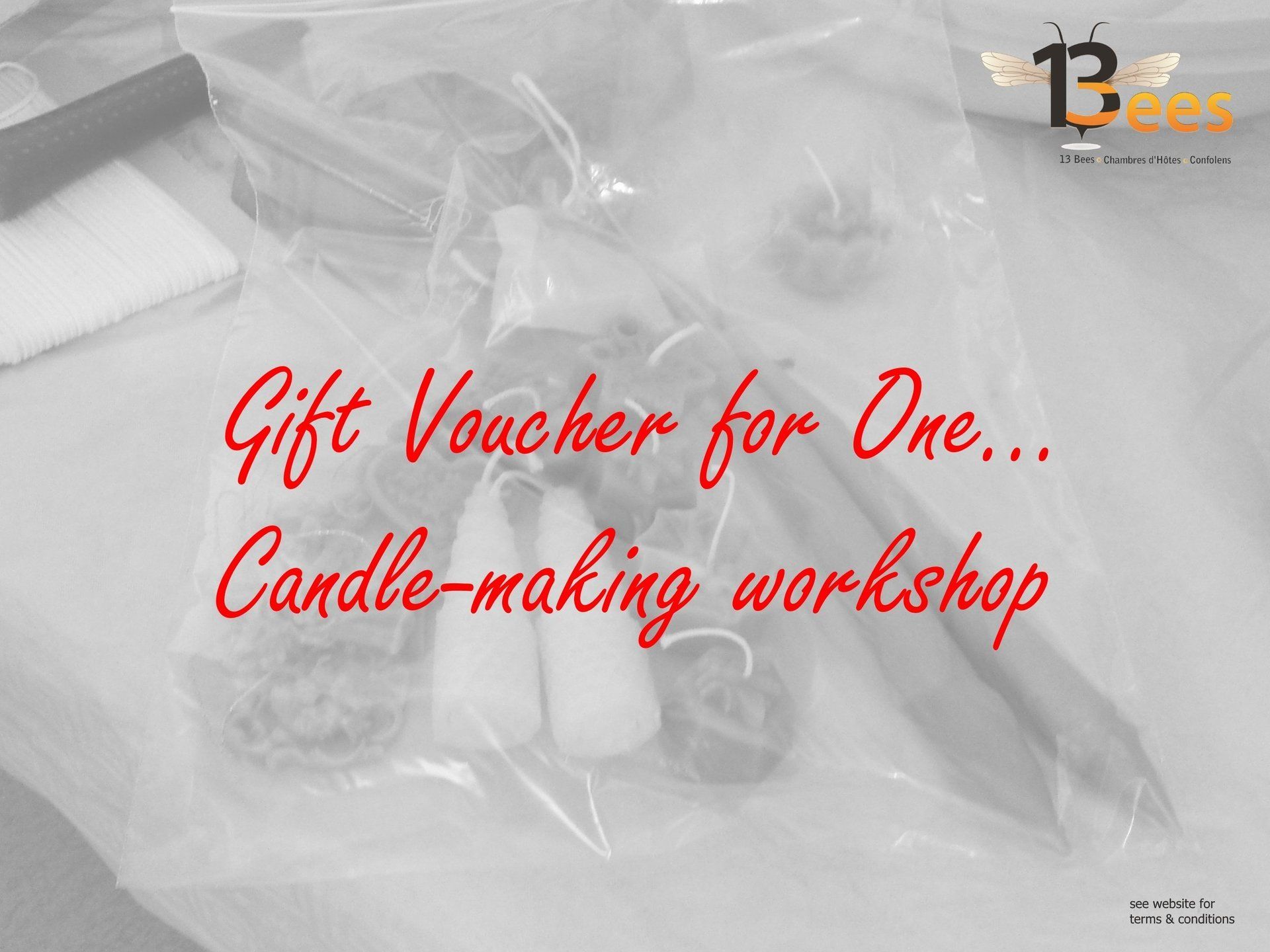 candle making workshop gift voucher
