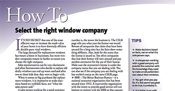 Right Window — Door company article in Rocklin, CA
