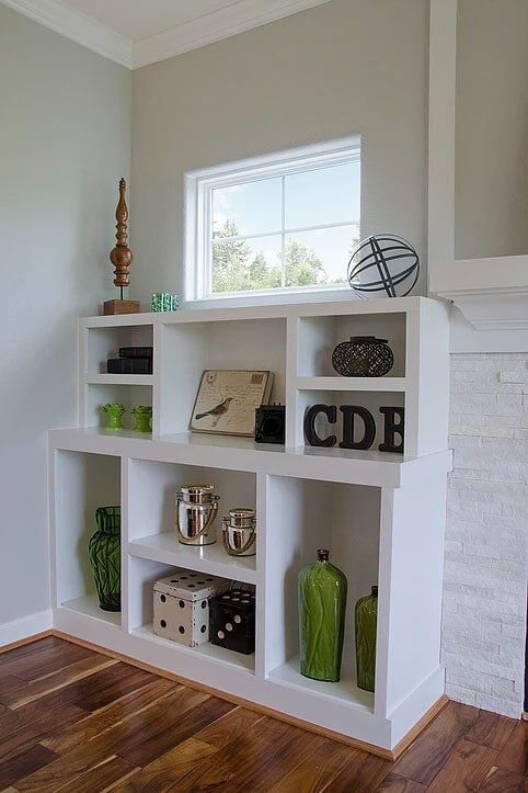 Small Frame Window Area — Window at the top of Shelves in Rocklin, CA