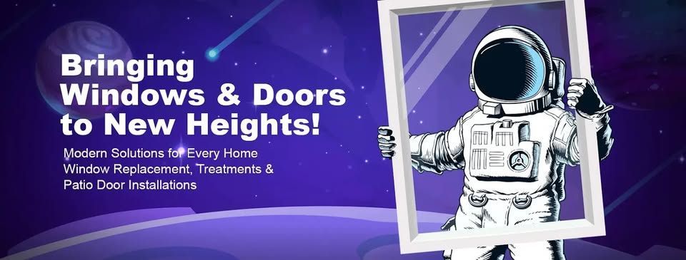 An advertisement for bringing windows and doors to new heights