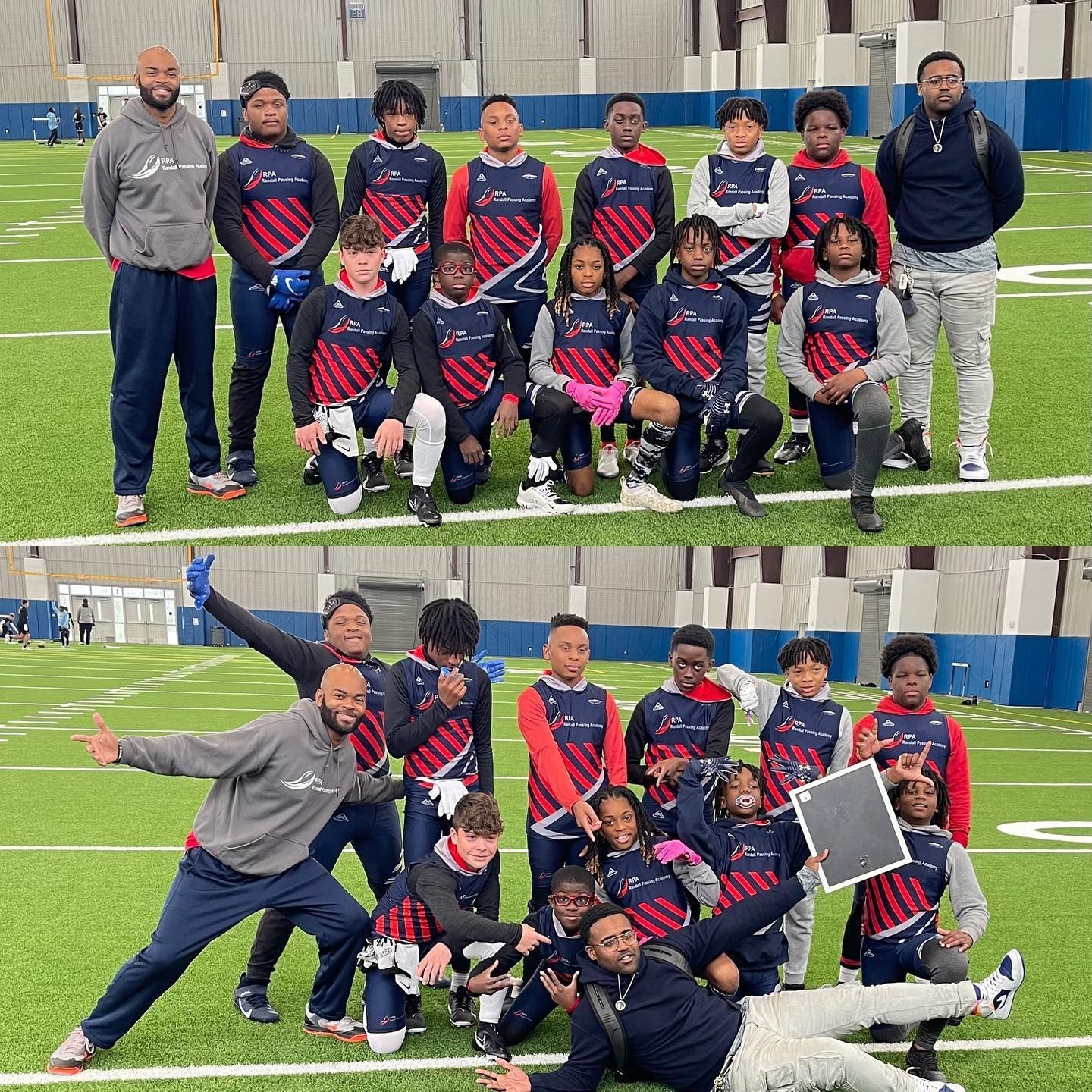 A group of people on a football field | Baton Rouge, LA | Randall Passing Foundation