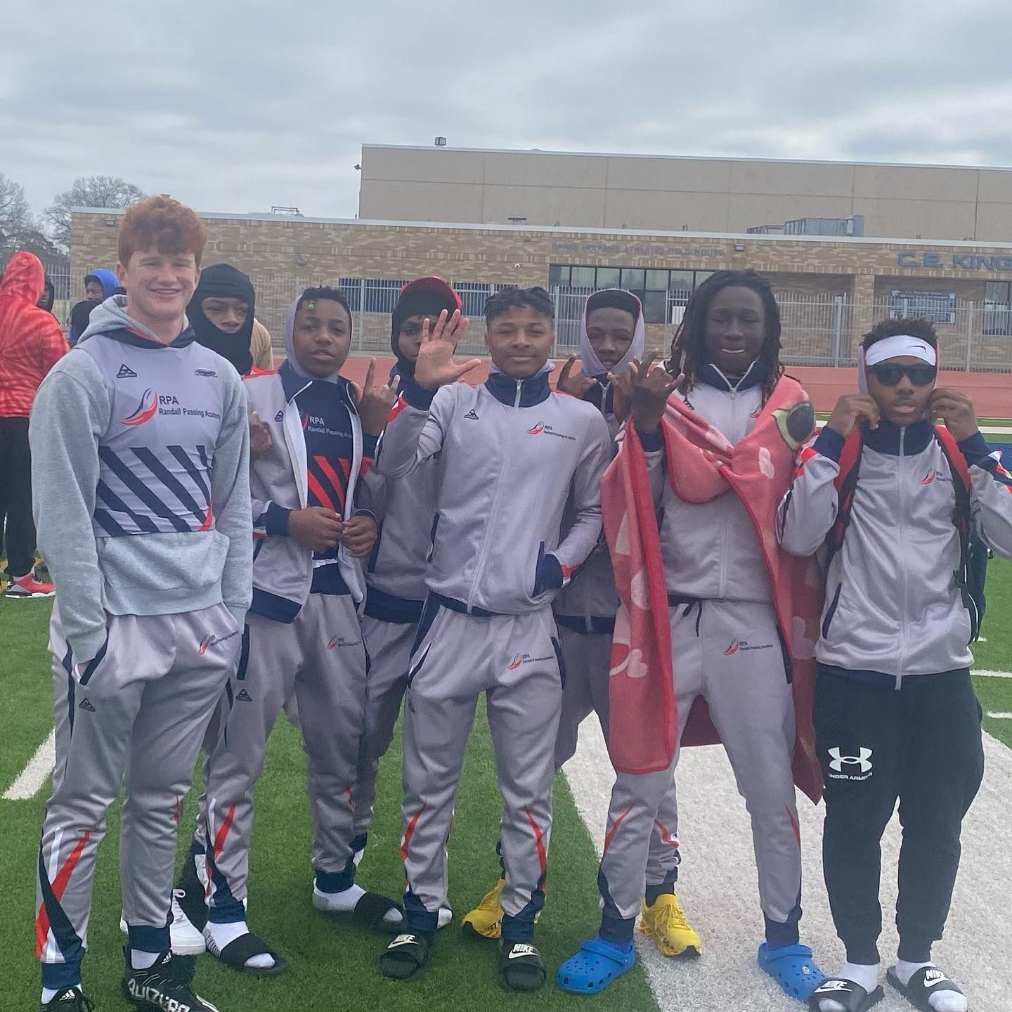 A group of young men on field | Baton Rouge, LA | Randall Passing Foundation 