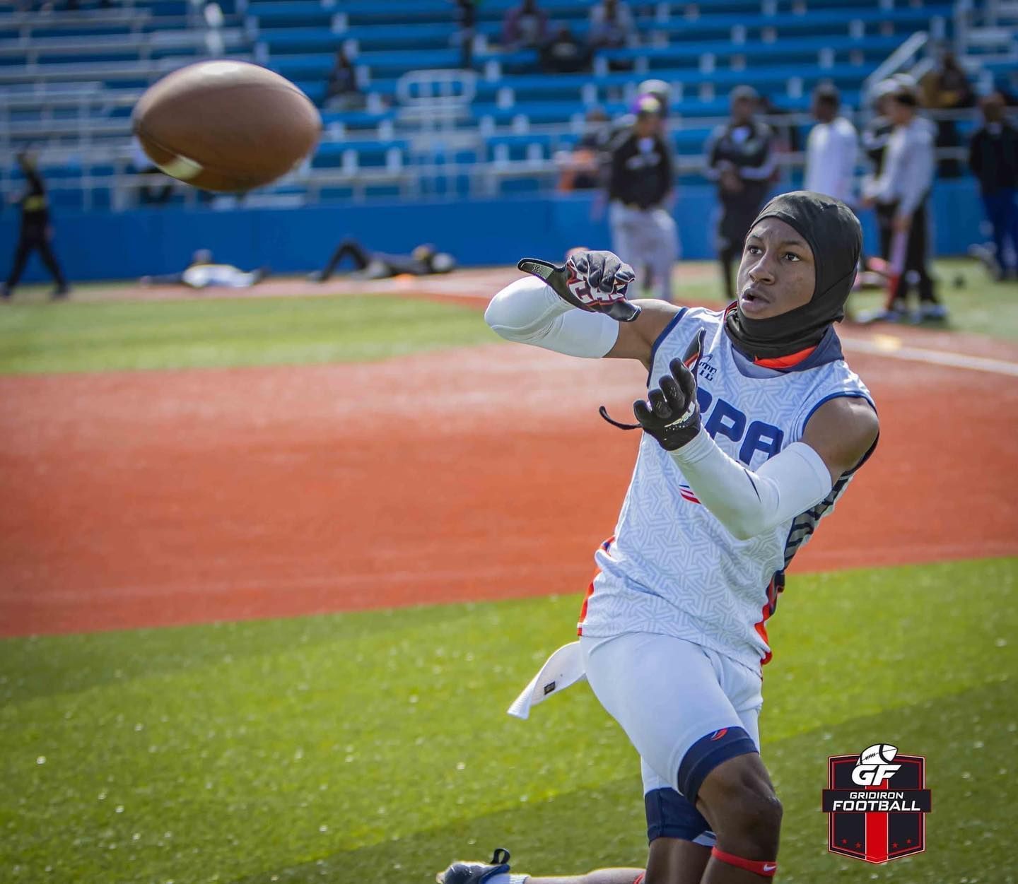 Man catching a football | Baton Rouge, LA | Randall Passing Foundation