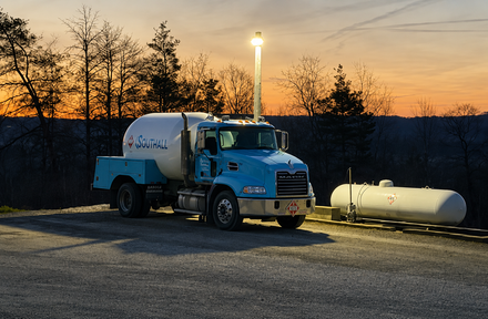 Propane Delivery Truck — Propane Gas in Centerville, PA Propane Delivery Truck — Propane Gas in Centerville, PA