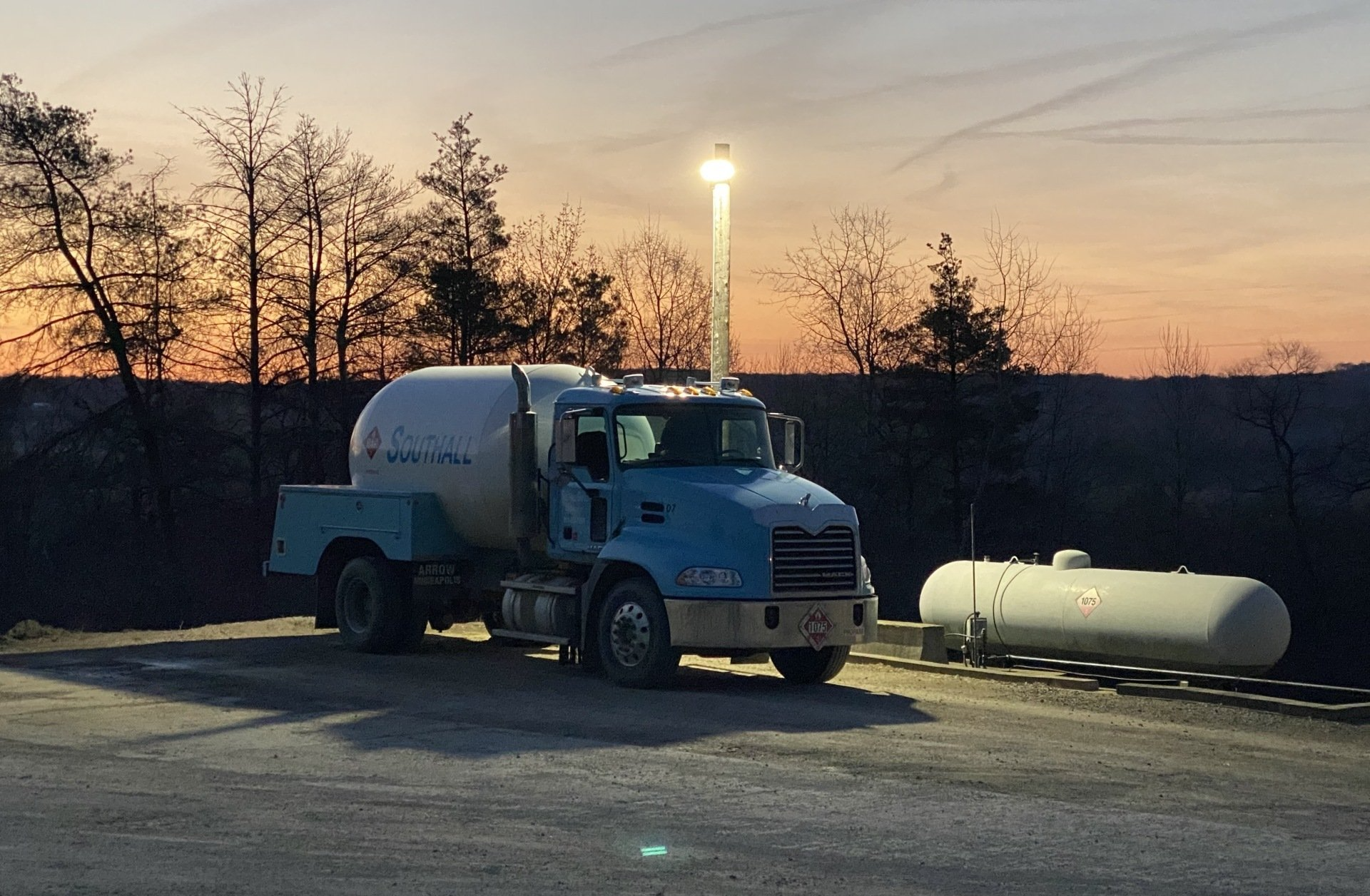 Trucks used for propane tank delivery in Titusville, PA