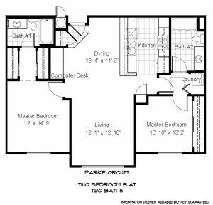 FP_Parke Orcutt 2 Bedroom 2 Bath
