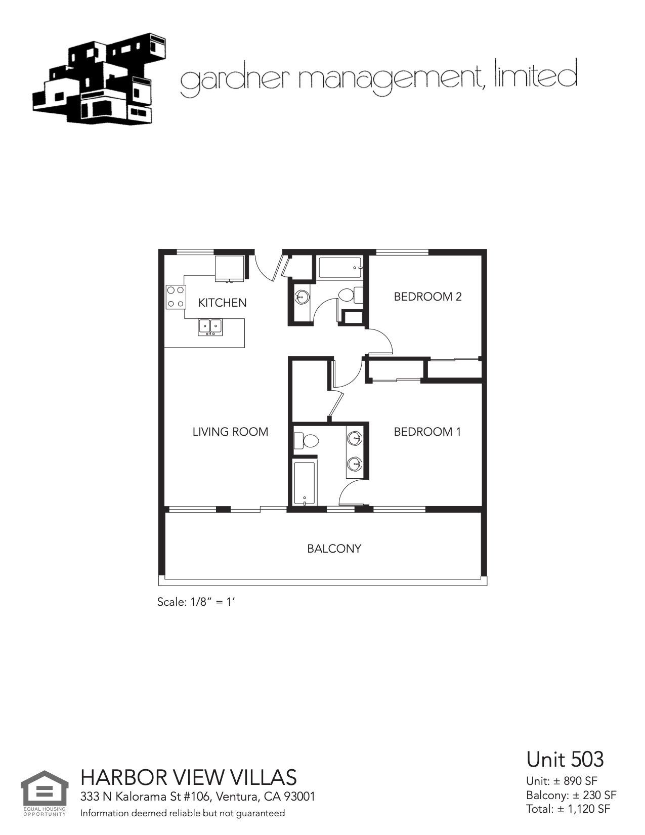 Harbor View Villas Floor Plan Gallery