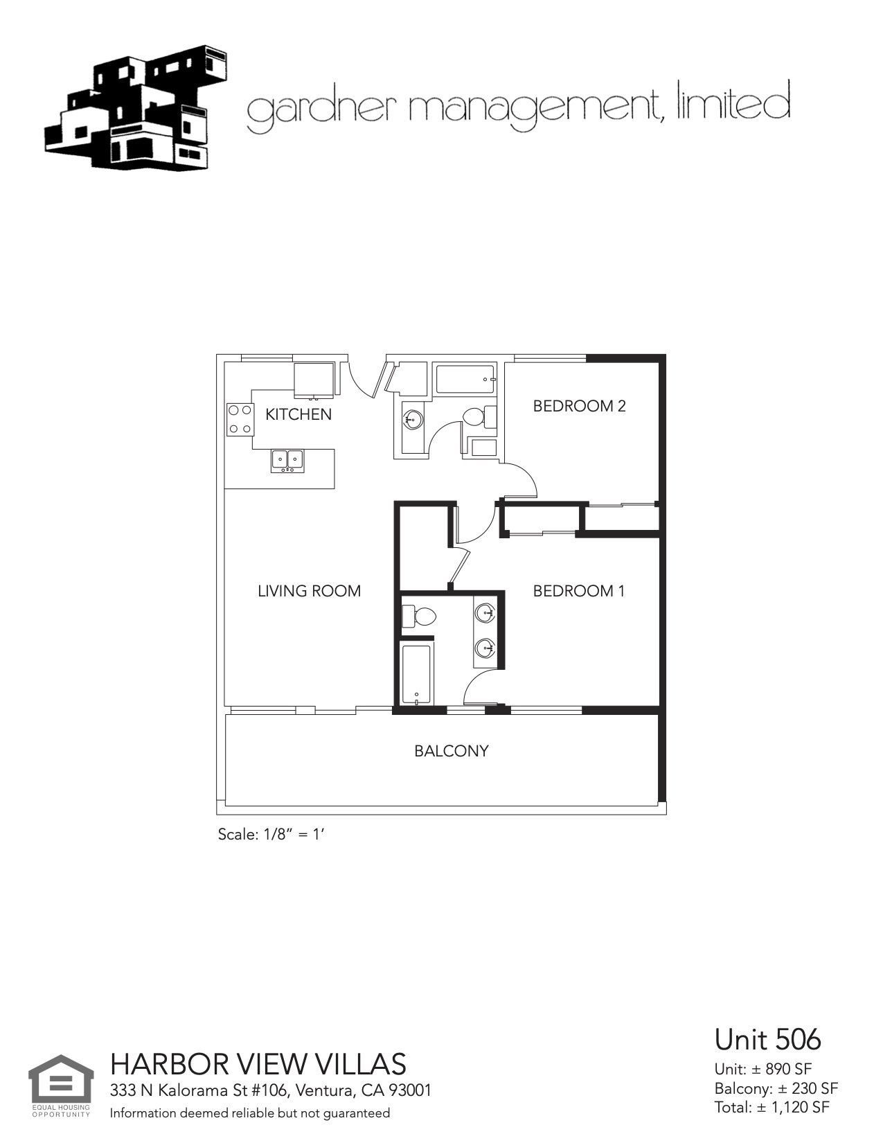 Harbor View Villas Floor Plan Gallery