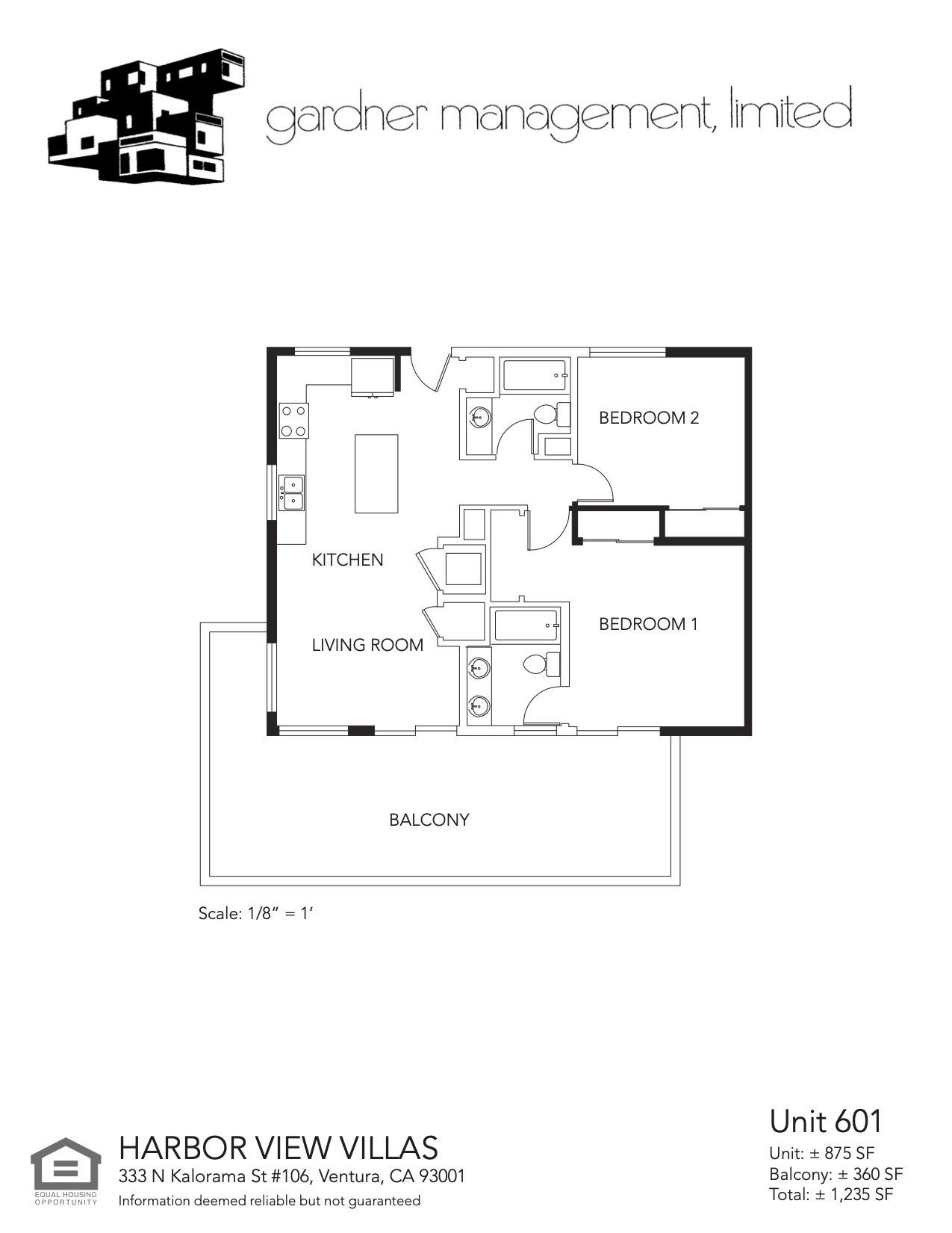 Harbor View Villas Floor Plan Gallery