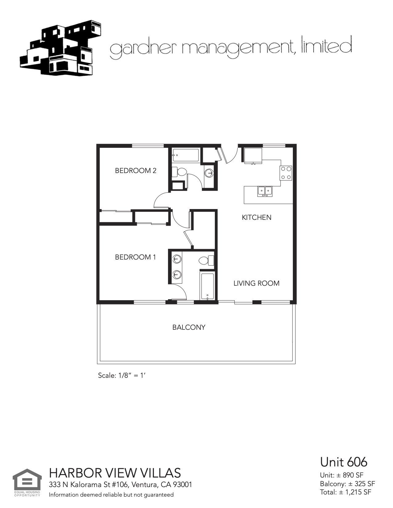 Harbor View Villas Floor Plan Gallery