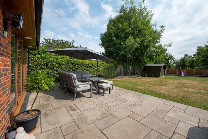 Wide Patio in Residential Area Wide Patio in Residential Area