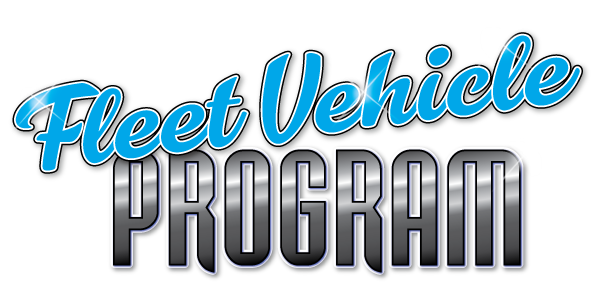 A fleet vehicle program logo